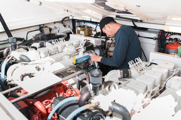 yacht engine maintenance